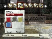 [PS2] FIFA Street 2 выбор расцветки ворот